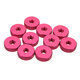 M5AN1 10Pcs M5 Manual Knurled Thumb Screw Nut Spacer Flat Washer Aluminum Alloy Multicolor