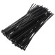 ZT07 Nylon 250Pcs/500Pcs 6mm 15/20/25/30/35/40cm Black/White Nylon Self-locking Cable Tie Zip Ties Strong Tensile Strength