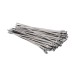 ZT10 100Pcs 200-400mm Stainless Steel Zip Tie Self Locking Cable Organizer Ties