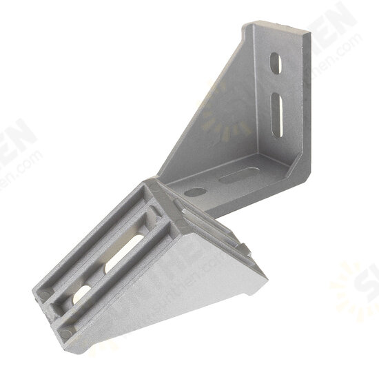 AJ40 40*80mm Aluminum Angle Corner Joint Connector 90 degrees 4080 Series Aluminum Profile