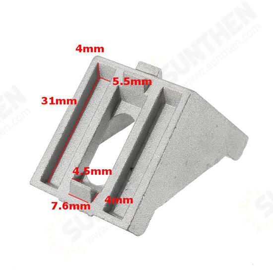 AJ40 4Pcs Corner Bracket Cast Aluminum Angle Corner Joint 40x40mm