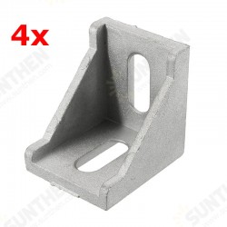 AJ40 4Pcs Corner Bracket Cast Aluminum Angle Corner Joint 40x40mm