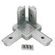 CJ40 T Slot 3 Way 90 Degree Inside Corner Connector Joint Bracket for 4040 Series Aluminum Profile