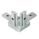 CJ40 T Slot 3 Way 90 Degree Inside Corner Connector Joint Bracket for 4040 Series Aluminum Profile