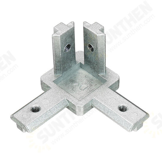 CJ40 T Slot 3 Way 90 Degree Inside Corner Connector Joint Bracket for 4040 Series Aluminum Profile