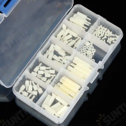 M2NH2 M2 Nylon Screw White Hex Screw Nut Nylon PCB Standoff Assortment Kit 140Pcs M2NH2 M2 Nylon Screw White Hex Screw Nut Nylon PCB Standoff Assortment Kit 140Pcs