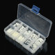 M2NH2 M2 Nylon Screw White Hex Screw Nut Nylon PCB Standoff Assortment Kit 140Pcs