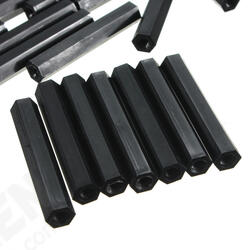 M2NH4 50Pcs M2 Nylon Hex Hexagonal Female Thread PCB Standoff Spacers 10/15/20/25mm M2NH4 50Pcs M2 Nylon Hex Hexagonal Female Thread PCB Standoff Spacers 10/15/20/25mm