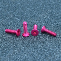 M3AH10 10Pcs M3x16mm Flat Countersunk Head Hex Socket Screw 7075 Aluminum Alloy Metric Screw Bolt M3AH10 10Pcs M3x16mm Flat Countersunk Head Hex Socket Screw 7075 Aluminum Alloy Metric Screw Bolt