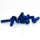 M3AH13 10Pcs M3*16mm Hex Socket Screws Round Head Cap Screw 7075 Aluminum Alloy