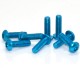 M3AH13 10Pcs M3*16mm Hex Socket Screws Round Head Cap Screw 7075 Aluminum Alloy M3AH13 10Pcs M3*16mm Hex Socket Screws Round Head Cap Screw 7075 Aluminum Alloy