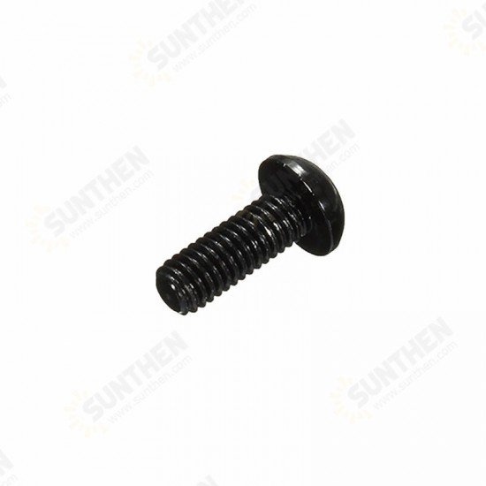 M3AH16 50Pcs M3*8mm Hex Socket Screws Round Head Cap Screw 7075 Aluminum Alloy