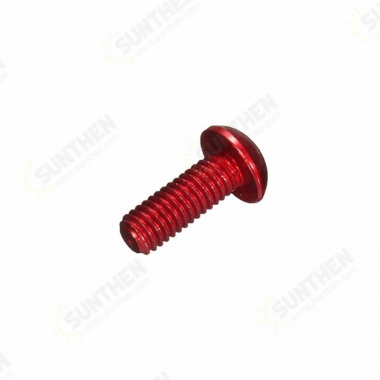 M3AH16 50Pcs M3*8mm Hex Socket Screws Round Head Cap Screw 7075 Aluminum Alloy