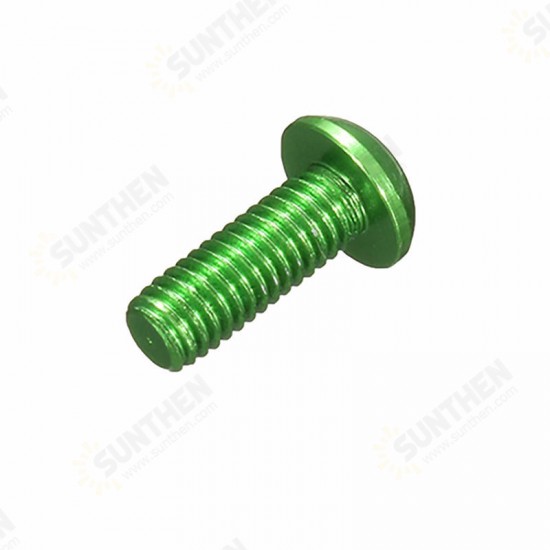 M3AH16 50Pcs M3*8mm Hex Socket Screws Round Head Cap Screw 7075 Aluminum Alloy