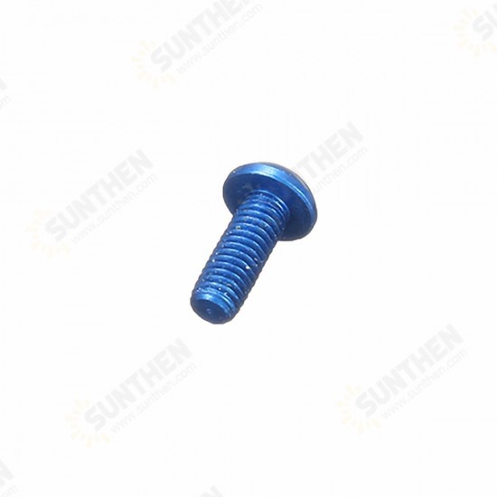 M3AH16 50Pcs M3*8mm Hex Socket Screws Round Head Cap Screw 7075 Aluminum Alloy