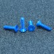 M3AH9 10Pcs M3x12mm Flat Countersunk Head Hex Socket Screw 7075 Aluminum Alloy Metric Bolt Screws