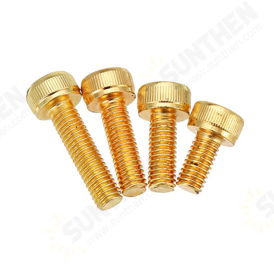 M3ASH3 10pcs M3 Hex Socket Cap Head Screws Alloy Steel Titanium Plated 12.9 Grade M3ASH3 10pcs M3 Hex Socket Cap Head Screws Alloy Steel Titanium Plated 12.9 Grade