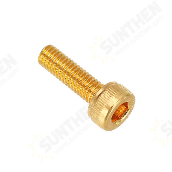 M3ASH3 10pcs M3 Hex Socket Cap Head Screws Alloy Steel Titanium Plated 12.9 Grade M3ASH3 10pcs M3 Hex Socket Cap Head Screws Alloy Steel Titanium Plated 12.9 Grade
