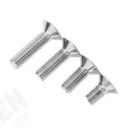 M3ASH5 10pcs M3 Hex Countersunk Flat Head Screws Alloy Steel Titanium Plated 12.9 Grade M3ASH5 10pcs M3 Hex Countersunk Flat Head Screws Alloy Steel Titanium Plated 12.9 Grade