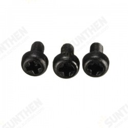 M3NR2 50pcs M3 Black Nylon Round Phillips Screw Bolts 6/15/20/25mm M3NR2 50pcs M3 Black Nylon Round Phillips Screw Bolts 6/15/20/25mm