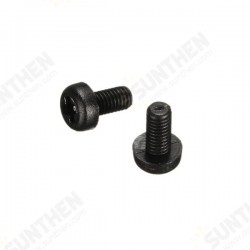 M3NR2 50pcs M3 Black Nylon Round Phillips Screw Bolts 6/15/20/25mm M3NR2 50pcs M3 Black Nylon Round Phillips Screw Bolts 6/15/20/25mm