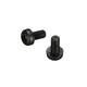 M3NR2 50pcs M3 Black Nylon Round Phillips Screw Bolts 6/15/20/25mm