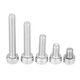 M3SH5 50Pcs M3 Stainless Steel Hex Socket Cap Head Screws Bolts 4-20mm Optional Length