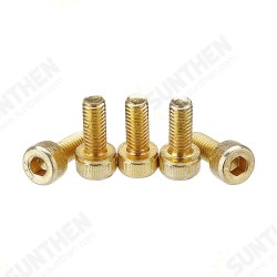 M4AH1 50Pcs Titanium Plated M4 Hex Socket Cap Head Screws Alloy Steel 12.9 Grade Screw Bolt M4*10 M4AH1 50Pcs Titanium Plated M4 Hex Socket Cap Head Screws Alloy Steel 12.9 Grade Screw Bolt M4*10