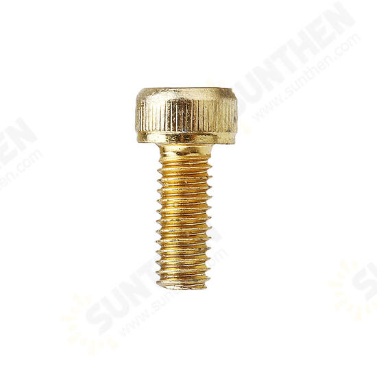 M4AH1 50Pcs Titanium Plated M4 Hex Socket Cap Head Screws Alloy Steel 12.9 Grade Screw Bolt M4*10