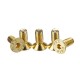 M4AH2 50Pcs Titanium Plated M4 Hex Socket Flat Countersunk Head Screws Alloy Steel 12.9 Grade Screw Bolt M4*10