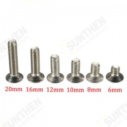 M4SH2 50pcs Metric M4 Stainless Steel Countersunk Flat Head Hex Socket Cap Screw Bolts M4SH2 50pcs Metric M4 Stainless Steel Countersunk Flat Head Hex Socket Cap Screw Bolts
