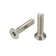 M4SH2 50pcs Metric M4 Stainless Steel Countersunk Flat Head Hex Socket Cap Screw Bolts