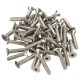 M4SH2 50pcs Metric M4 Stainless Steel Countersunk Flat Head Hex Socket Cap Screw Bolts