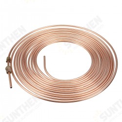 Universal 25Ft Copper Nickel Brake Line Tubing Kit 3/16inch OD with 15Pcs Nuts Universal 25Ft Copper Nickel Brake Line Tubing Kit 3/16inch OD with 15Pcs Nuts