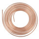 Universal 25Ft Copper Nickel Brake Line Tubing Kit 3/16inch OD with 15Pcs Nuts