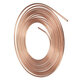 Universal 25Ft Copper Nickel Brake Line Tubing Kit 3/16inch OD with 15Pcs Nuts