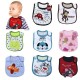 Baby 3 Layer Cotton Napkin Saliva Towel Lunch Bibs Waterproof