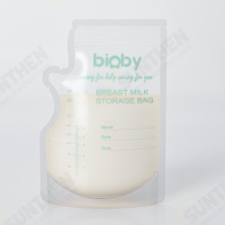 100PCS 40ml Milk Freezer Bags Leakproof Mother Milk Baby Food Storage Breast Milk Storage Bag BPA Baby Safe Feeding Bags 100PCS 40ml Milk Freezer Bags Leakproof Mother Milk Baby Food Storage Breast Milk Storage Bag BPA Baby Safe Feeding Bags