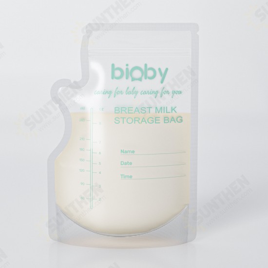 100PCS 40ml Milk Freezer Bags Leakproof Mother Milk Baby Food Storage Breast Milk Storage Bag BPA Baby Safe Feeding Bags