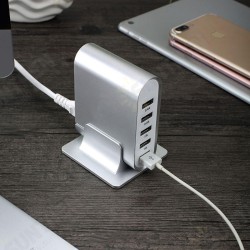 30W 5 USB Ports Dock Fast Charging Charger For iphone X 8/8Plus Samsung S8 Letv HTC Oneplus 30W 5 USB Ports Dock Fast Charging Charger For iphone X 8/8Plus Samsung S8 Letv HTC Oneplus