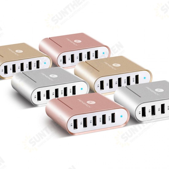 30W 5 USB Ports Dock Fast Charging Charger For iphone X 8/8Plus Samsung S8 Letv HTC Oneplus