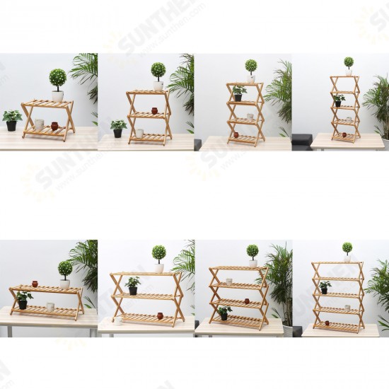 38/68cm Two/three/four/five Stories Flower Pot Plant Stand Shelves Flower Rack Display Shelf Garden Indoor Outdoor Patio