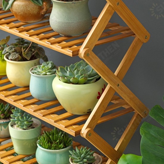 38/68cm Two/three/four/five Stories Flower Pot Plant Stand Shelves Flower Rack Display Shelf Garden Indoor Outdoor Patio