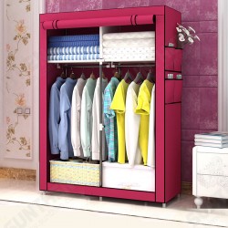 Foldable Mobile Textile Wardrobe Fabric Cupboard Folding Cupboard Wardrobe for Home Bedroom Foldable Mobile Textile Wardrobe Fabric Cupboard Folding Cupboard Wardrobe for Home Bedroom