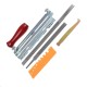 10Pcs Chain Saw Sharpening File Filing Kit Files Tool Chain Sharpener For Stihl