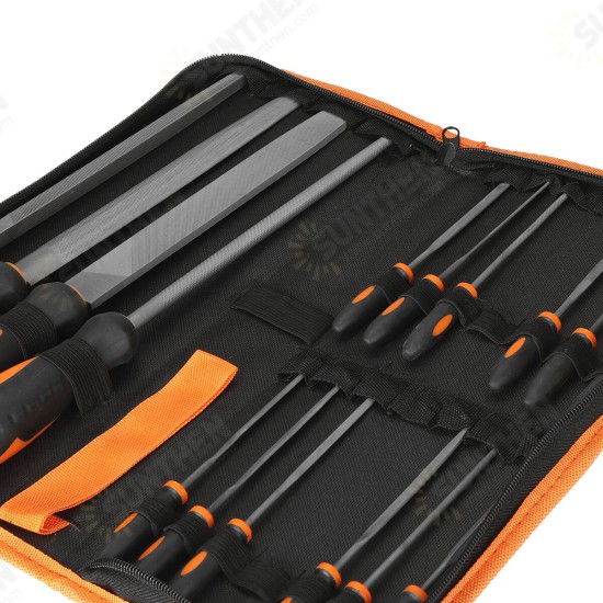 14/16/18/19/20/21PCS File and File Set Steel Metal Woodcarving Woodworking Tool Set Flat/semi-circular Set