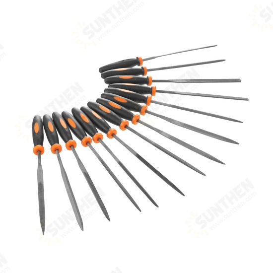 14/16/18/19/20/21PCS File and File Set Steel Metal Woodcarving Woodworking Tool Set Flat/semi-circular Set