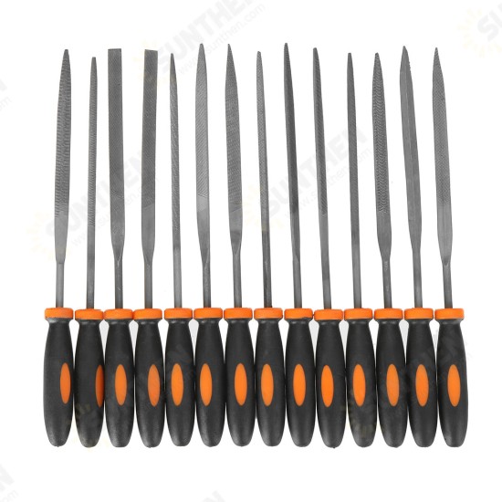 14/16/18/19/20/21PCS File and File Set Steel Metal Woodcarving Woodworking Tool Set Flat/semi-circular Set