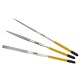 3pcs Diamond Mini Needle File Set Polishing Tools 150Grit Sharpening Grinding HandTuning Files for Glass Metal