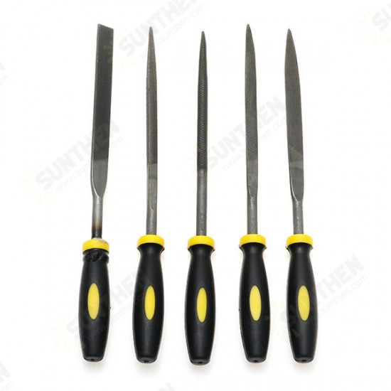 5PCS MC05303 Steel File Set Woodworking Metal Grinding Tool Rasp